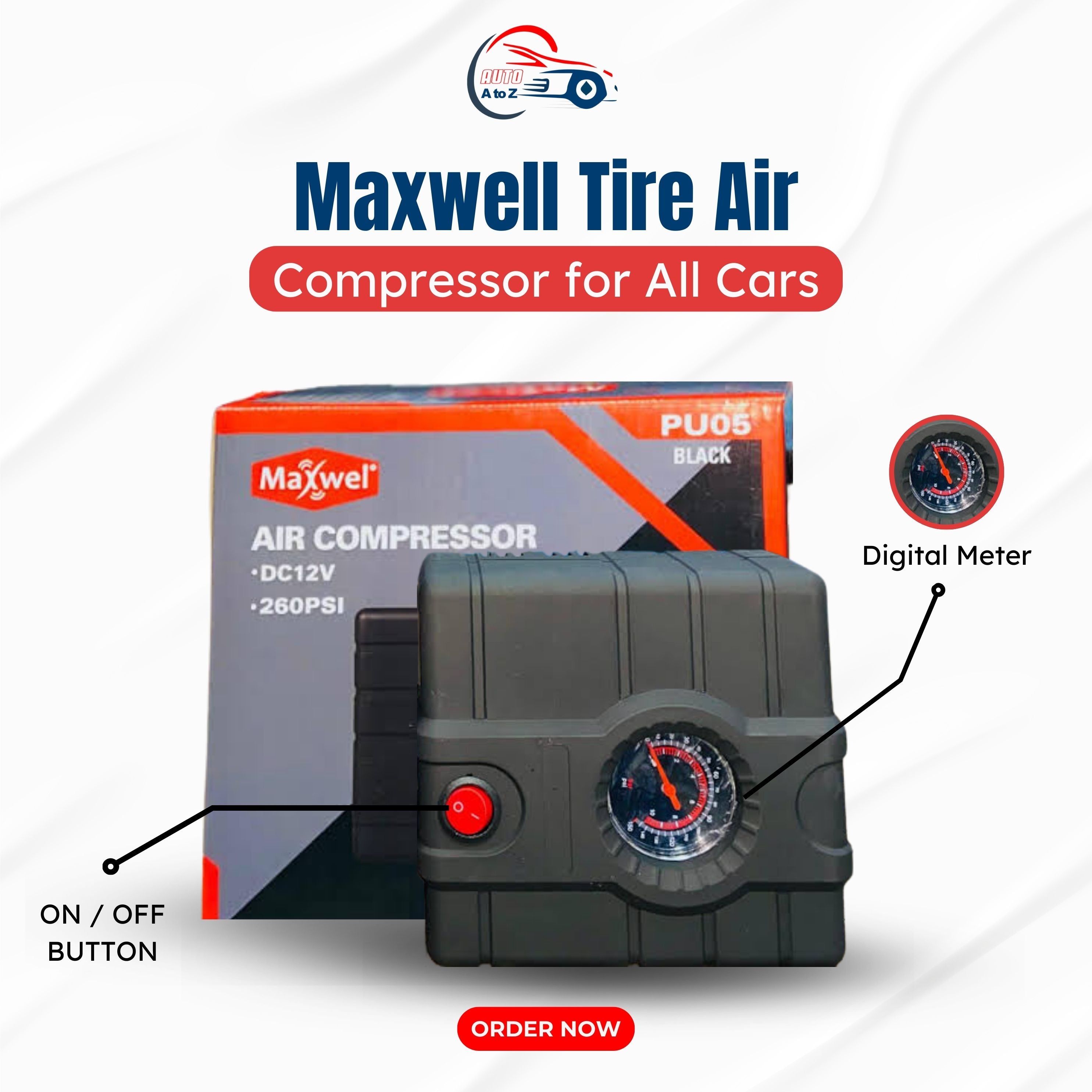 Maxwell Air Compressor 260 PSI